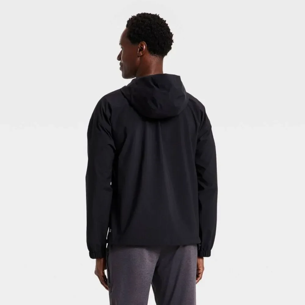 Open Box - All In Motion - Men's Waterproof Jacket - All In Motion Black S Black